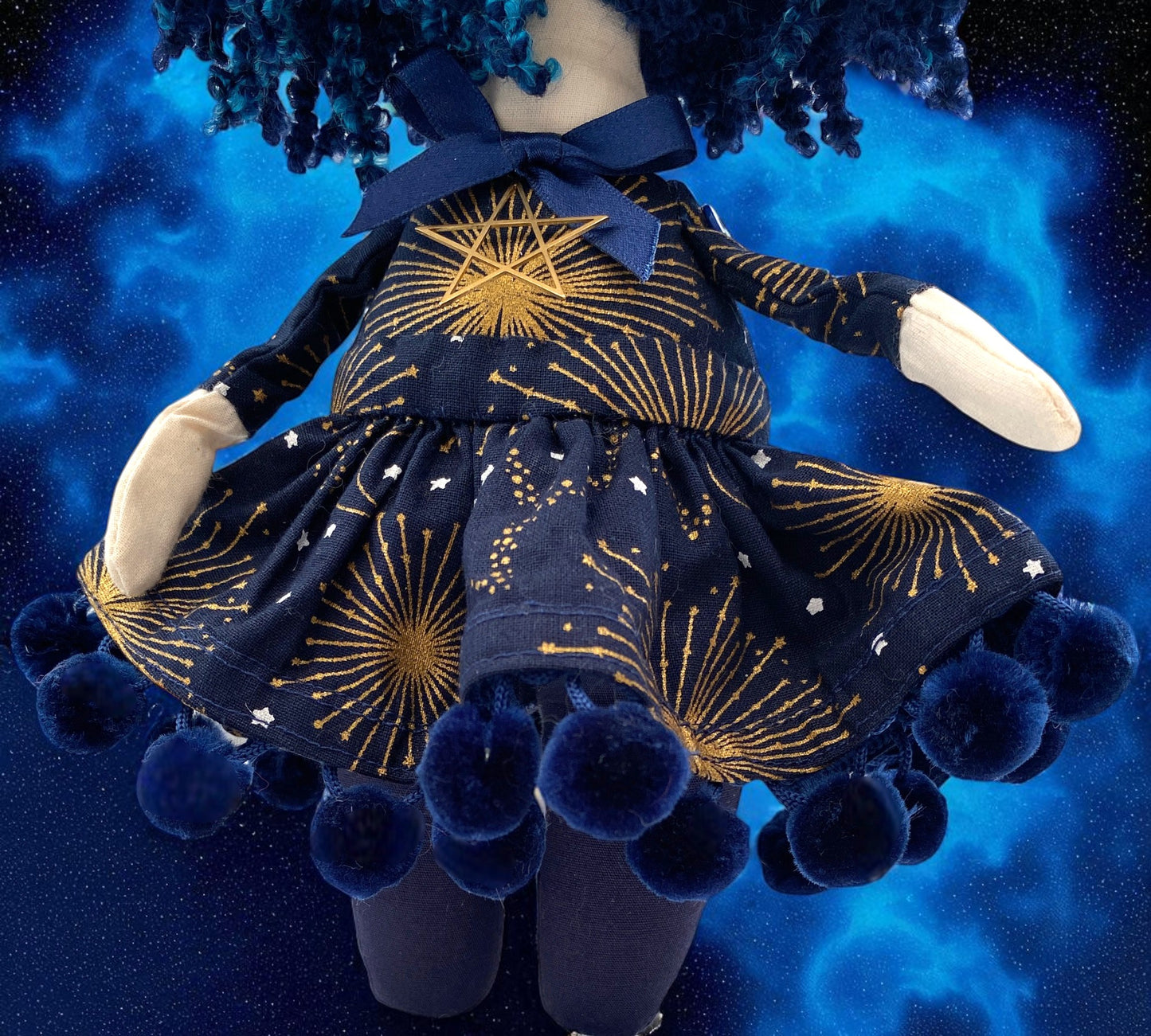 Golden Galaxy Margo-Rose Gothic Collectable Oddity Doll