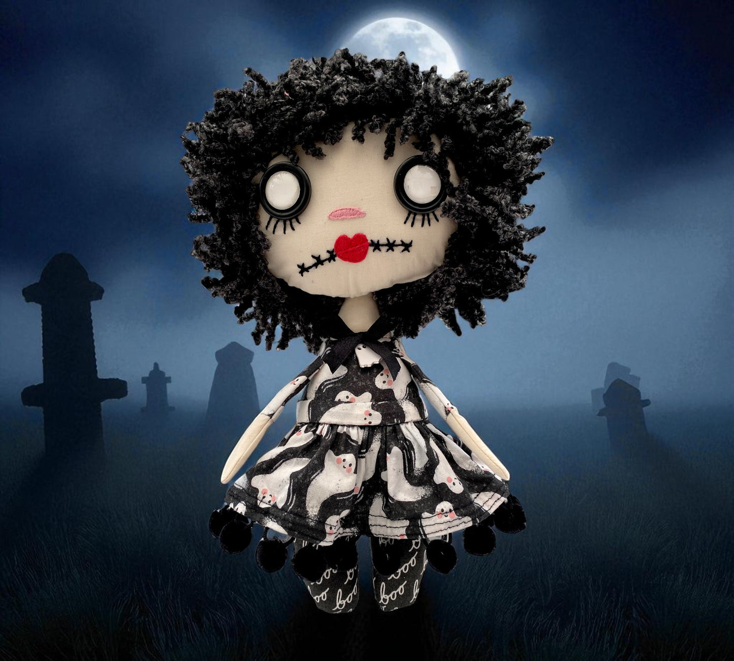 Ghostly Margo-Rose Gothic Collectable Oddity Doll