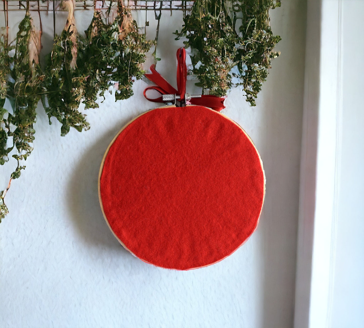 Emotionally Attached to Fictional Characters Embroidered Wall Art