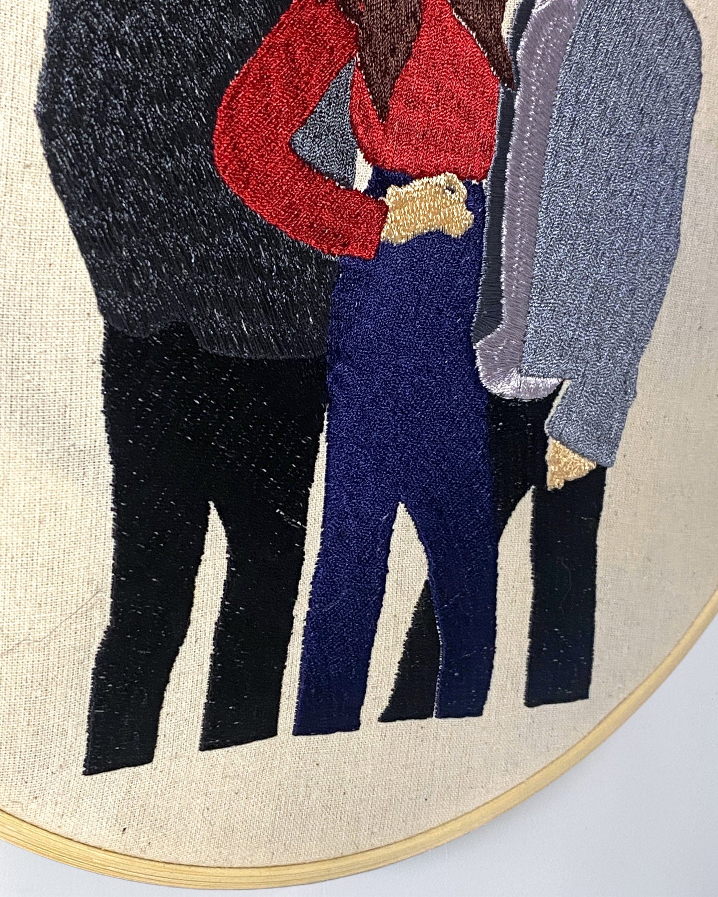 Vampire Show Main Characters Fan Art Embroidered Wall Art