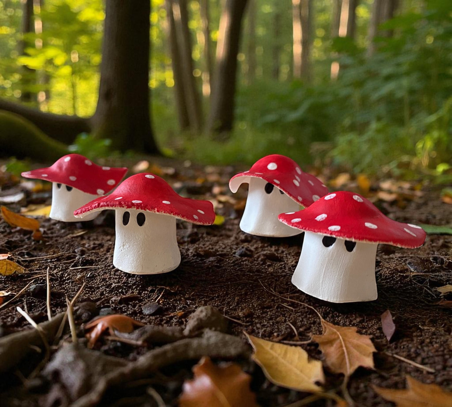 Mushroom Ghosts