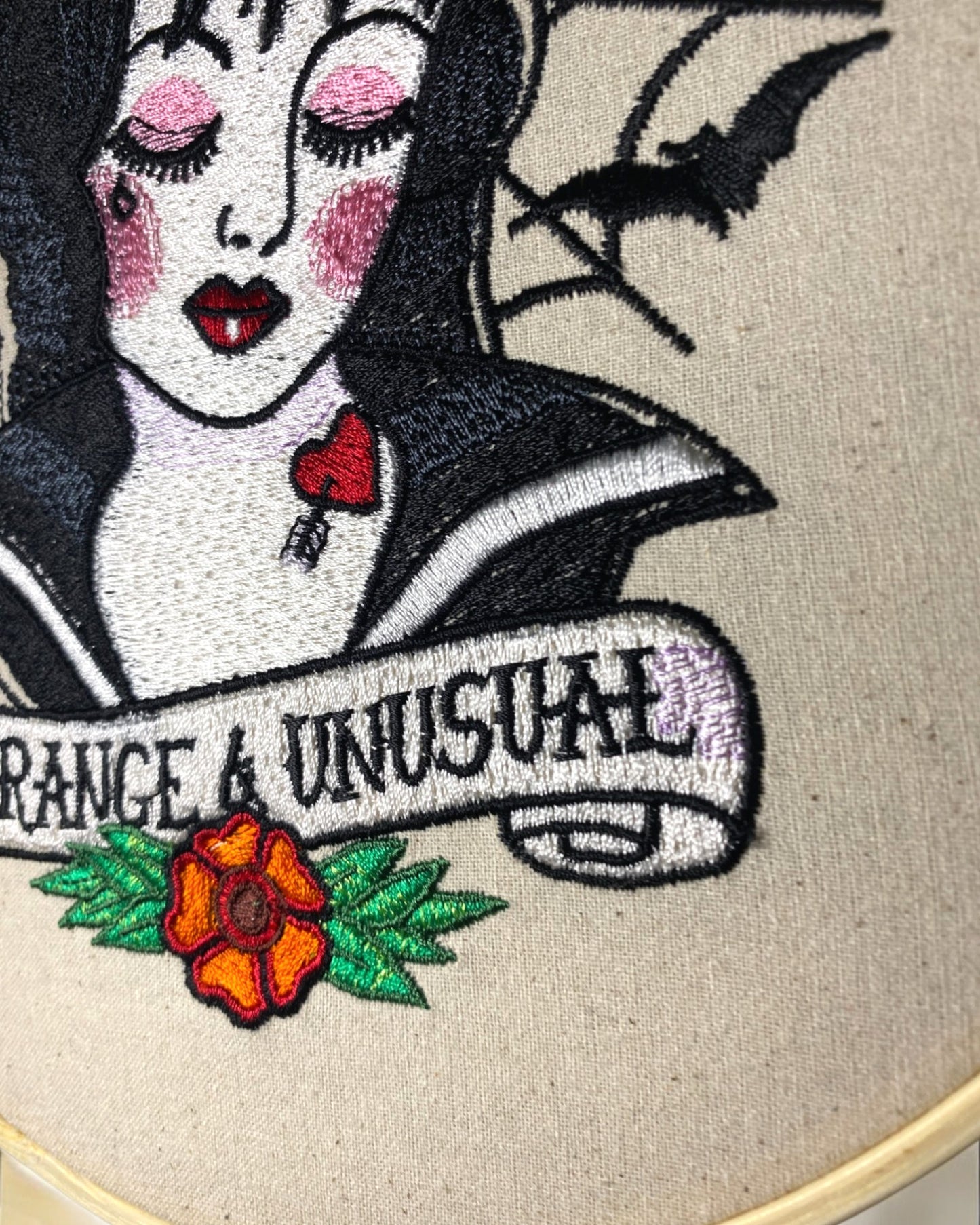 Strange and Unusual Embroidered Wall Art