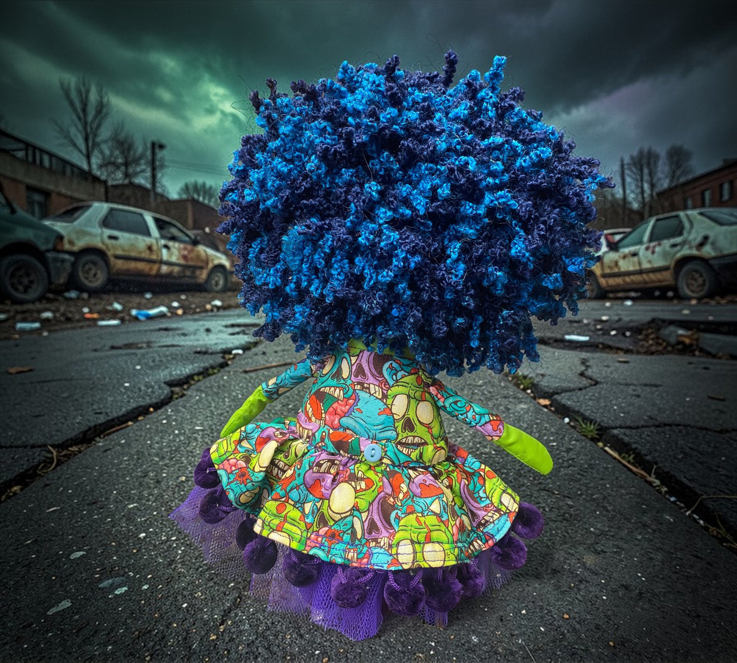 Zombie Grr Argh Margo-Rose Gothic Collectable Oddity Doll