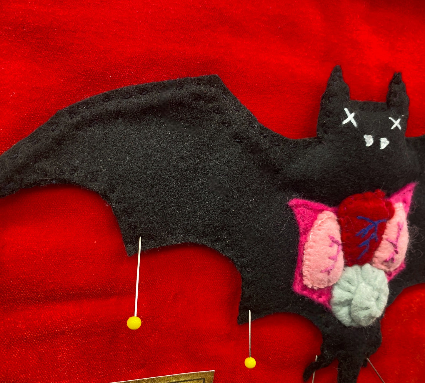 Felt Taxidermy Anatomy Bat