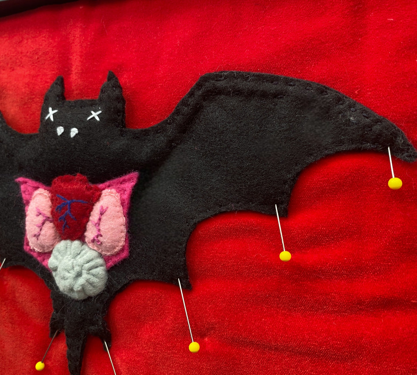 Felt Taxidermy Anatomy Bat