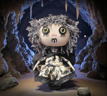 Bat Girl Wingspan Margo-Rose Gothic Collectable Oddity Doll