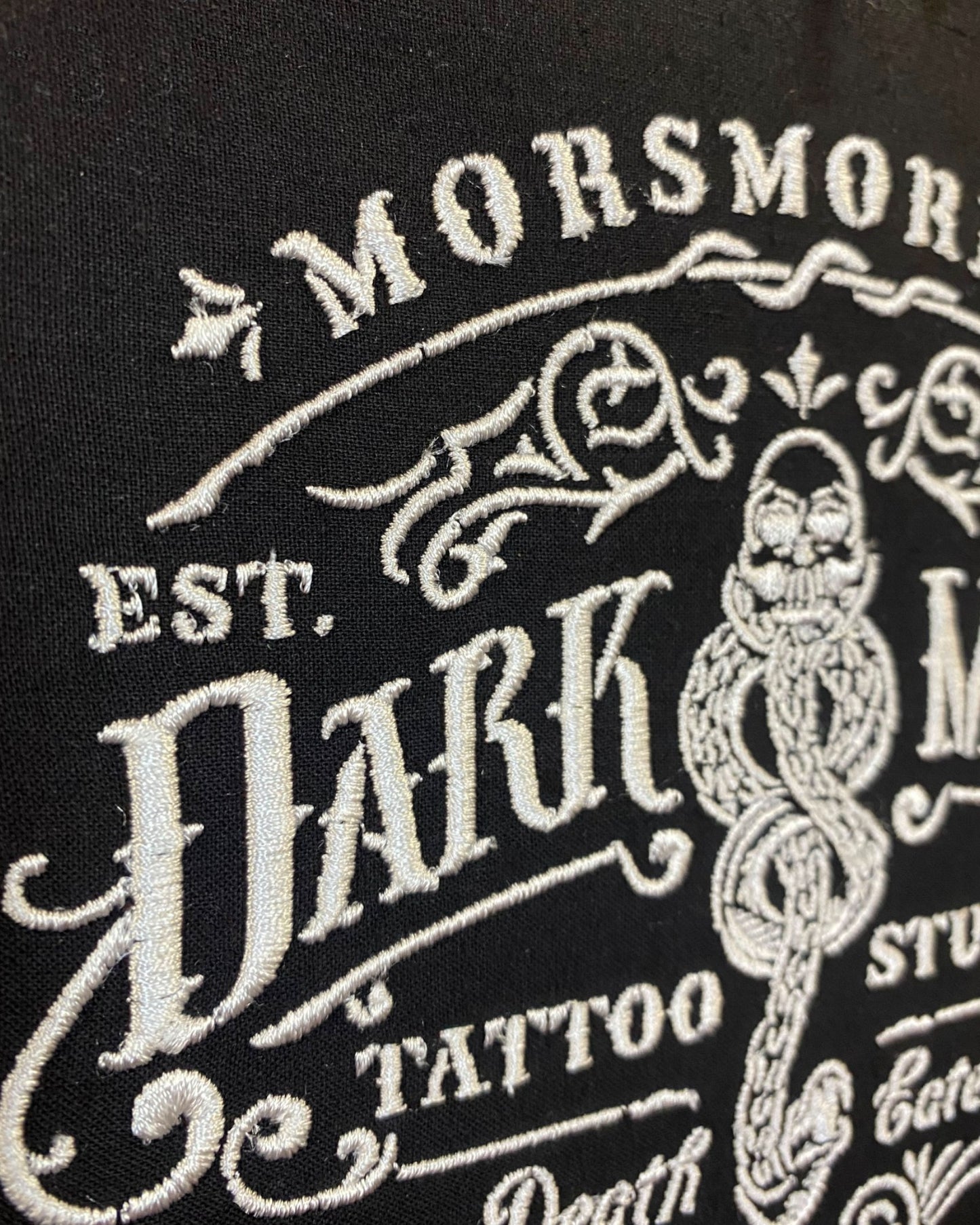 Dark Mark Tattoo Studio Wizard Embroidered Wall Art