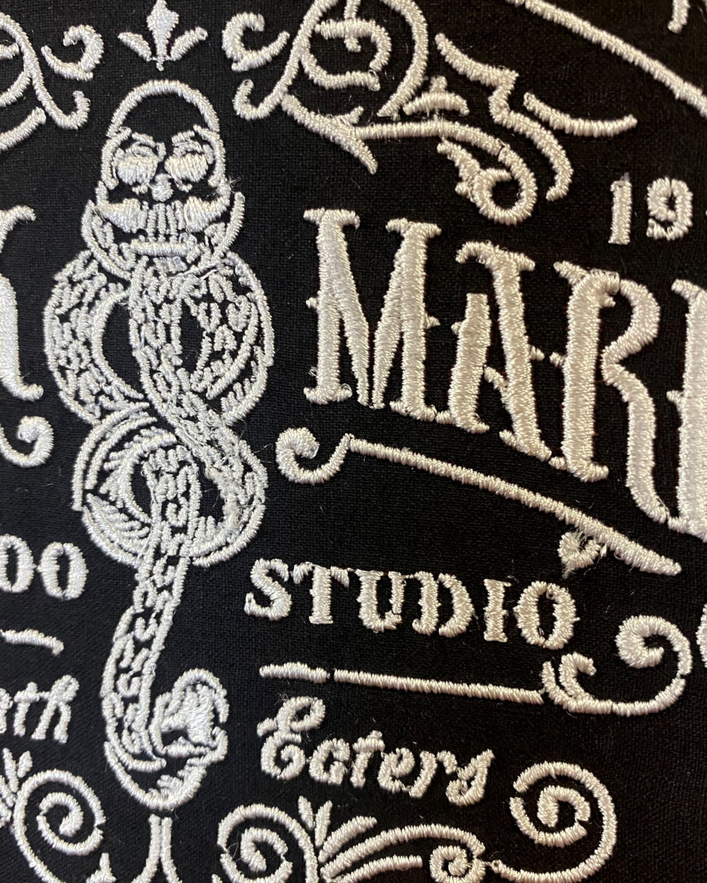 Dark Mark Tattoo Studio Wizard Embroidered Wall Art