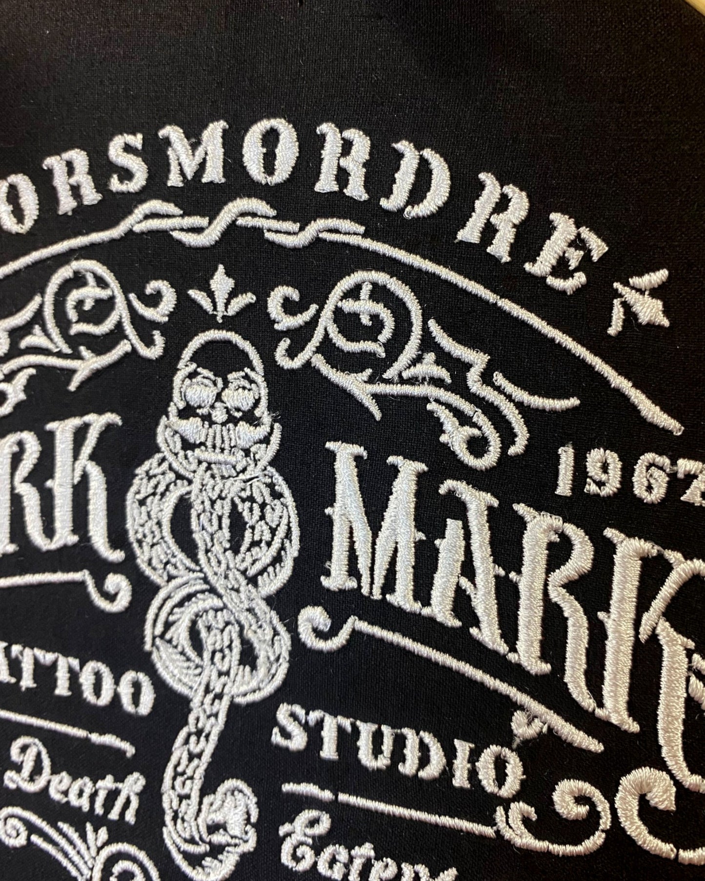 Dark Mark Tattoo Studio Wizard Embroidered Wall Art