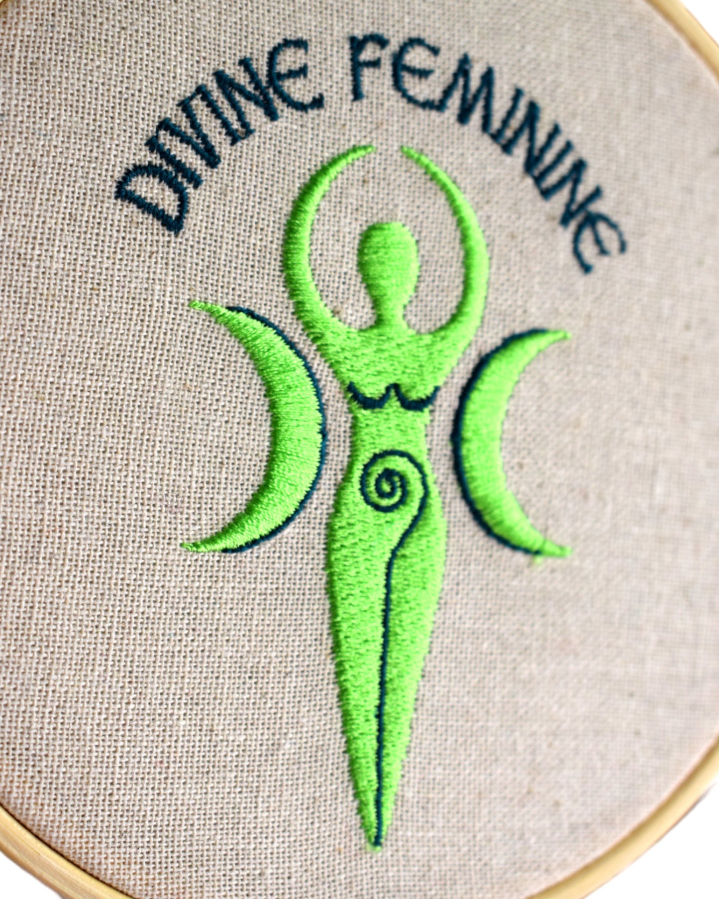 Divine Feminine Embroidered Wall Art