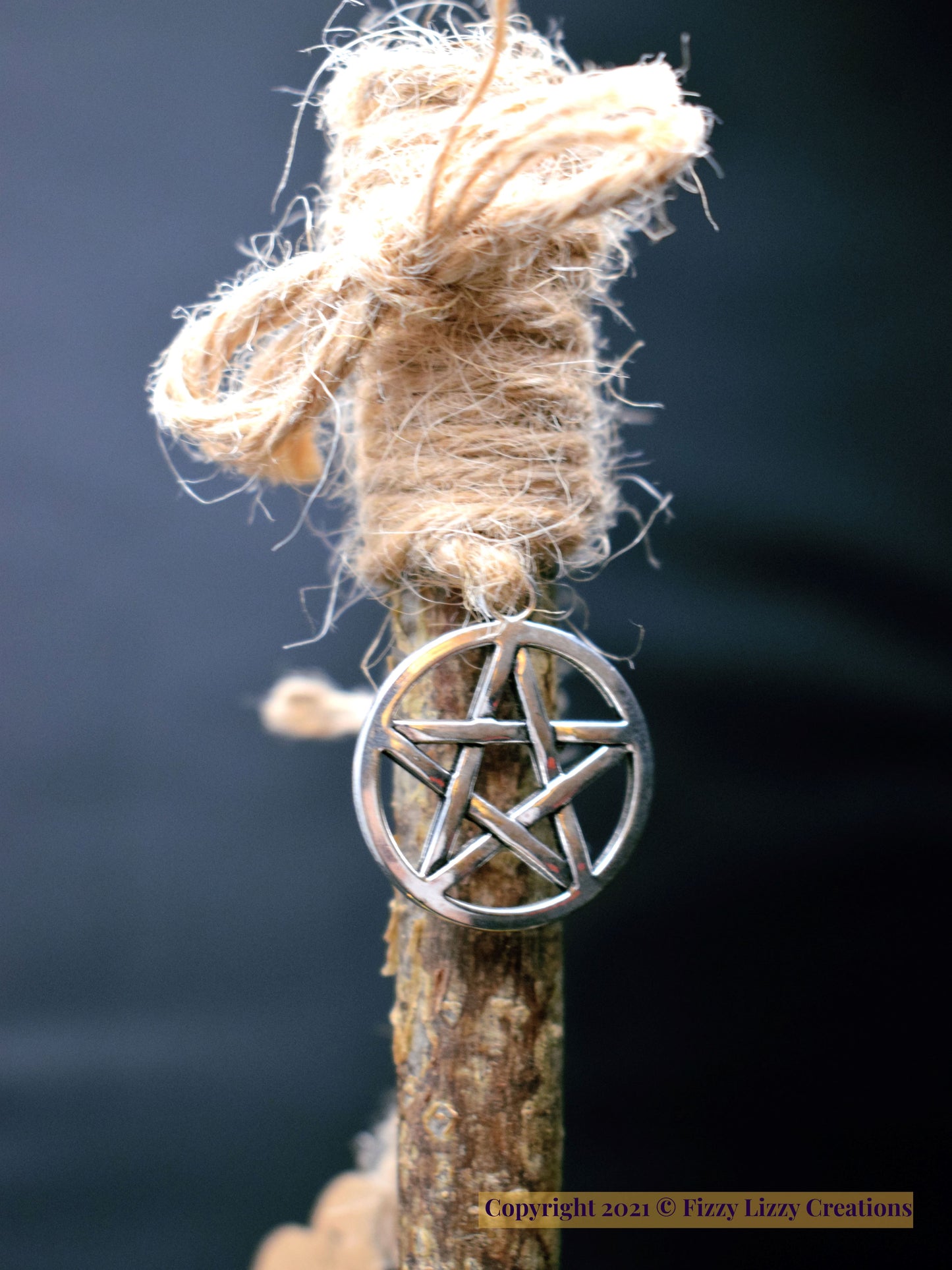 Floral Besom Broom with Dried Flowers