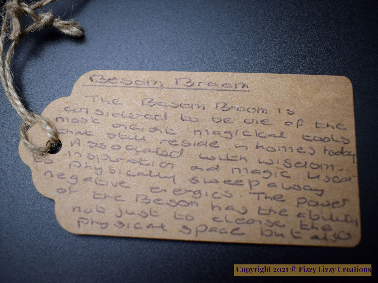 Floral Besom Broom with Dried Flowers