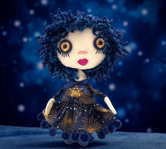 Golden Galaxy Margo-Rose Gothic Collectable Oddity Doll
