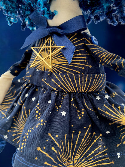 Golden Galaxy Margo-Rose Gothic Collectable Oddity Doll