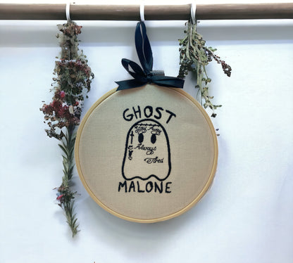 Ghost Malone Embroidered Wall Art