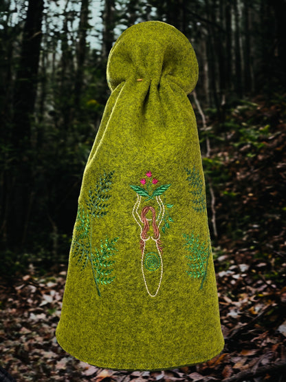 Gaia Mannequin Witch with Embroidered Cape