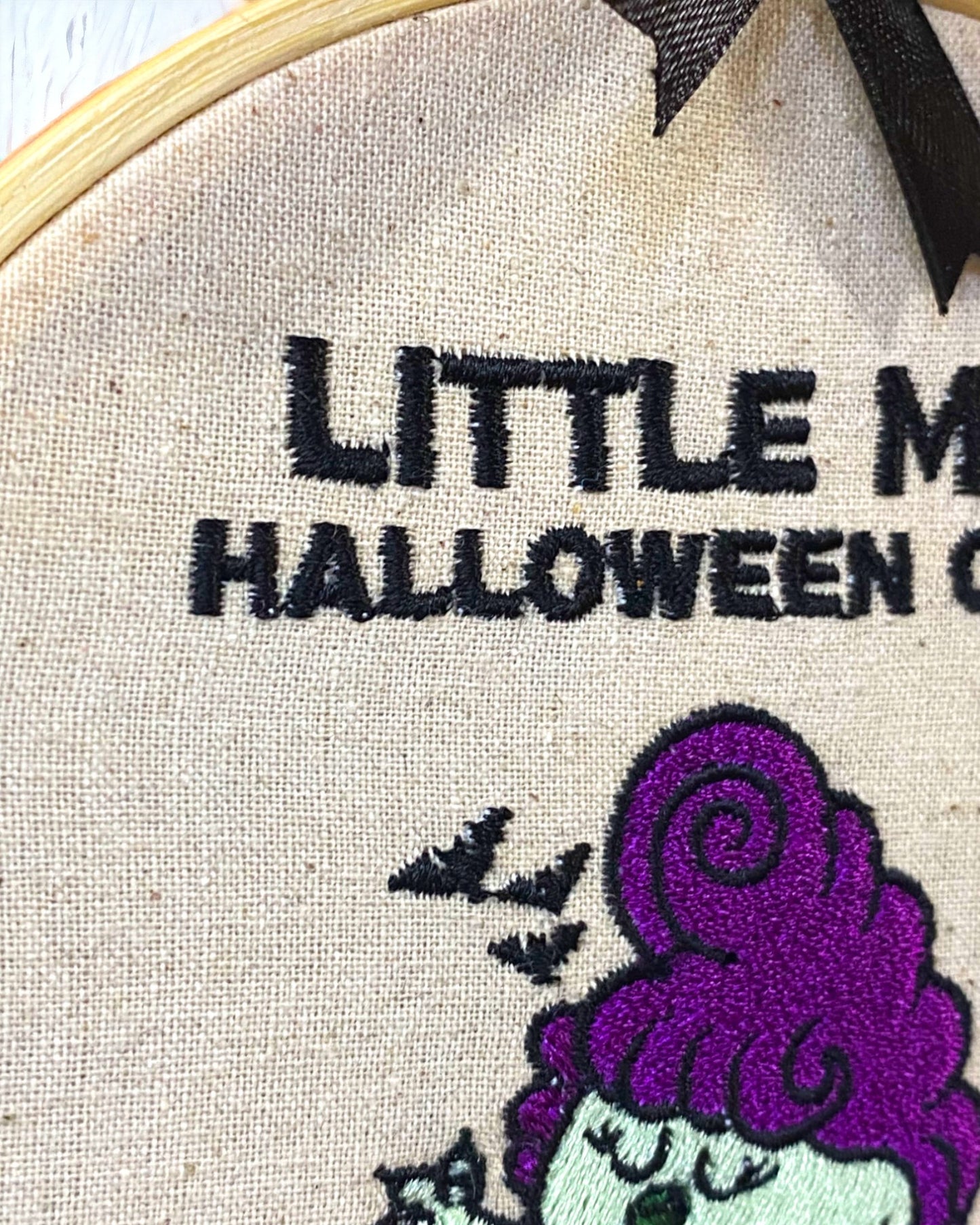 Halloween Queen Embroidered Wall Art