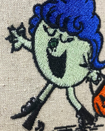 Halloween Queen Embroidered Wall Art