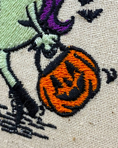 Halloween Queen Embroidered Wall Art