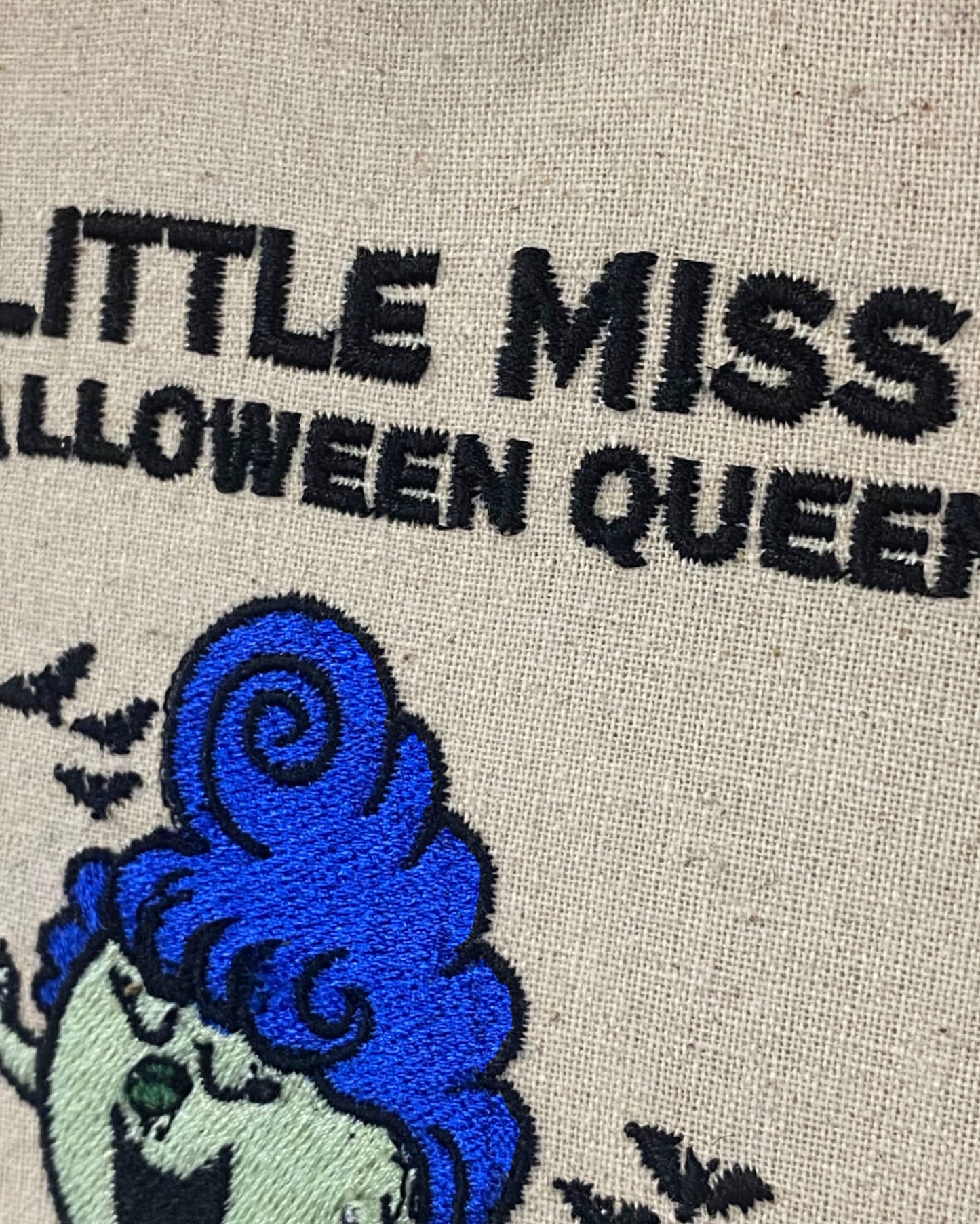 Halloween Queen Embroidered Wall Art