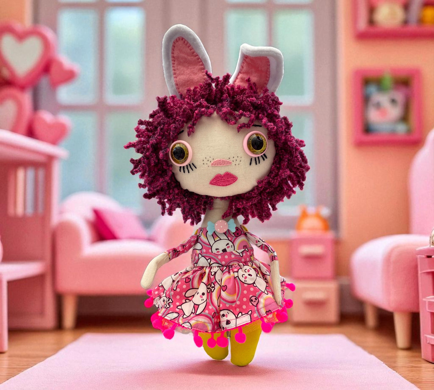 Kawaii Margo-Rose Gothic Collectable Oddity Doll