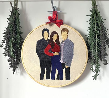 Vampire Show Main Characters Fan Art Embroidered Wall Art