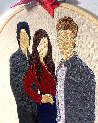 Vampire Show Main Characters Fan Art Embroidered Wall Art