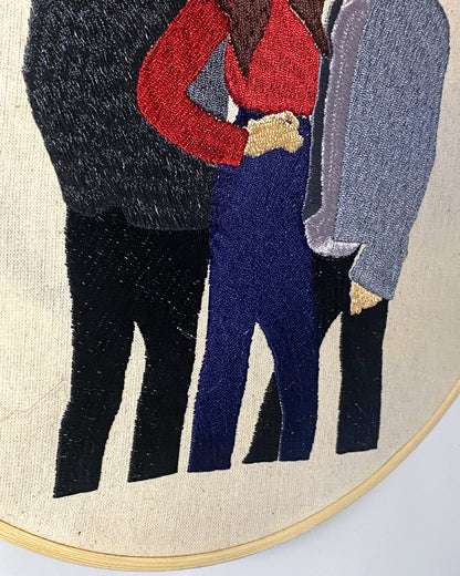 Vampire Show Main Characters Fan Art Embroidered Wall Art