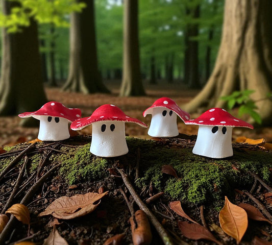 Mushroom Ghosts