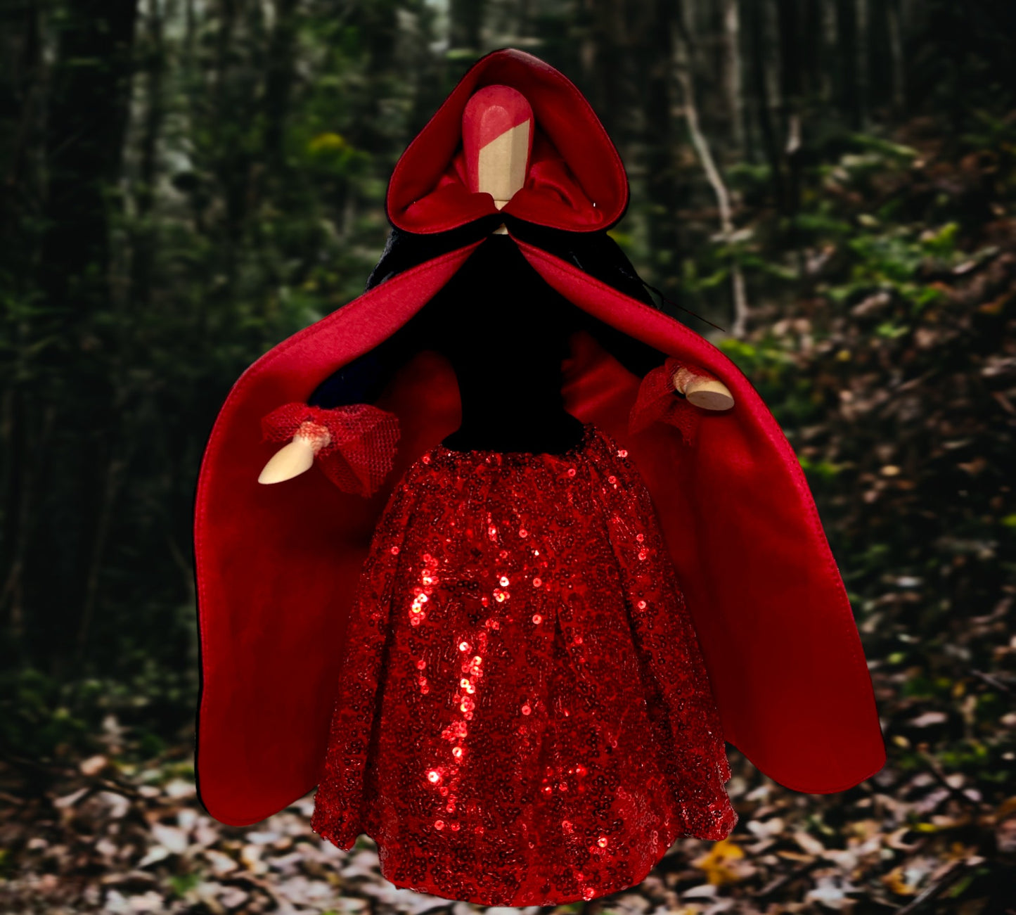 Lilith Mannequin Witch with Embroidered Cape