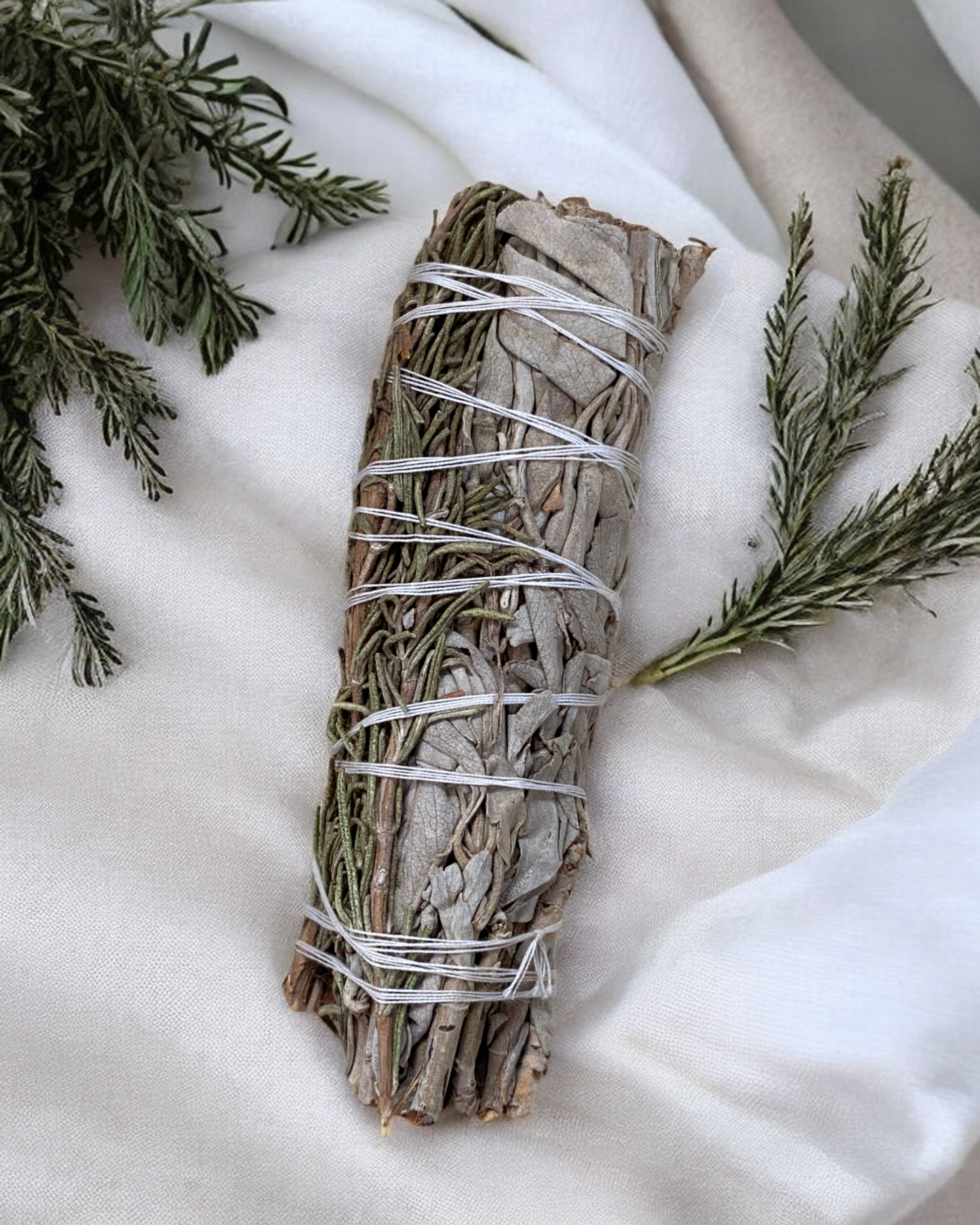 White Sage and Rosemary Smudge Cleansing Sticks