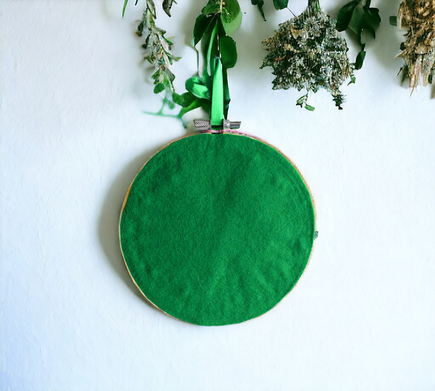 Vervain Embroidered Wall Art