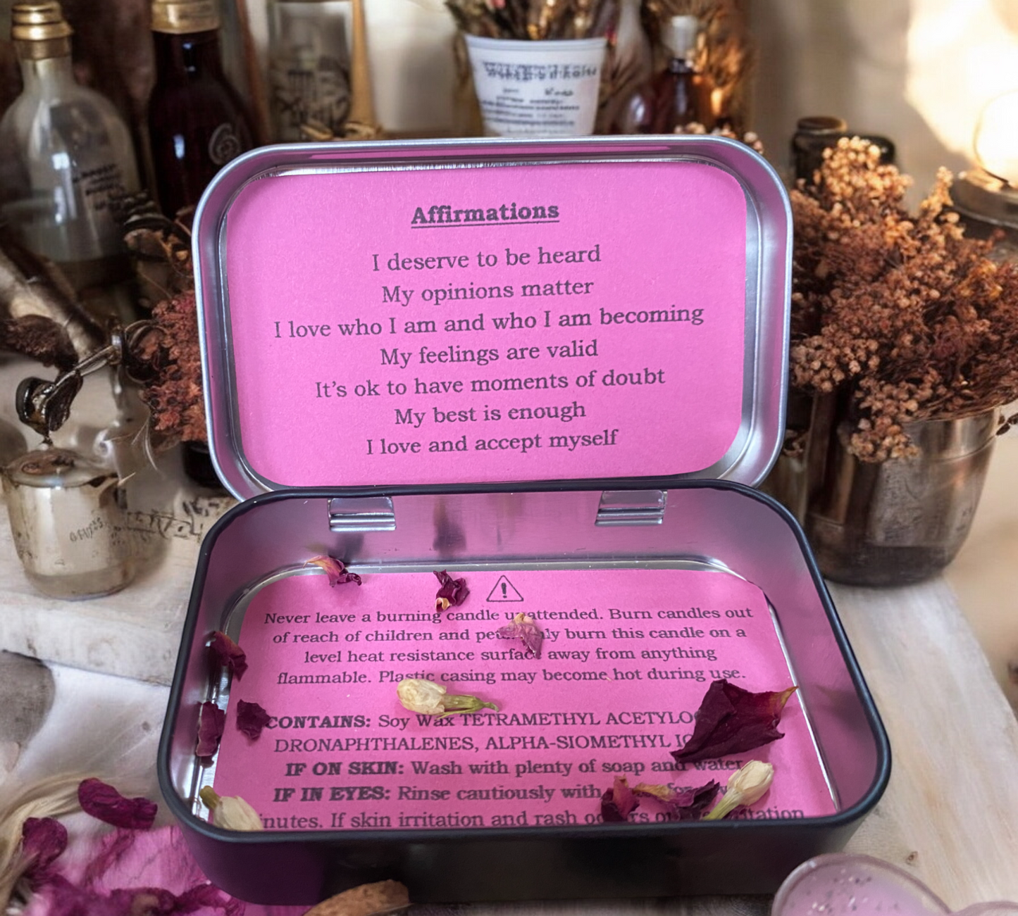 Self-Love and Healing Spell Tin