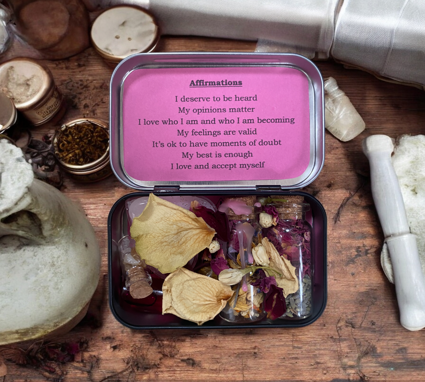 Self-Love and Healing Spell Tin