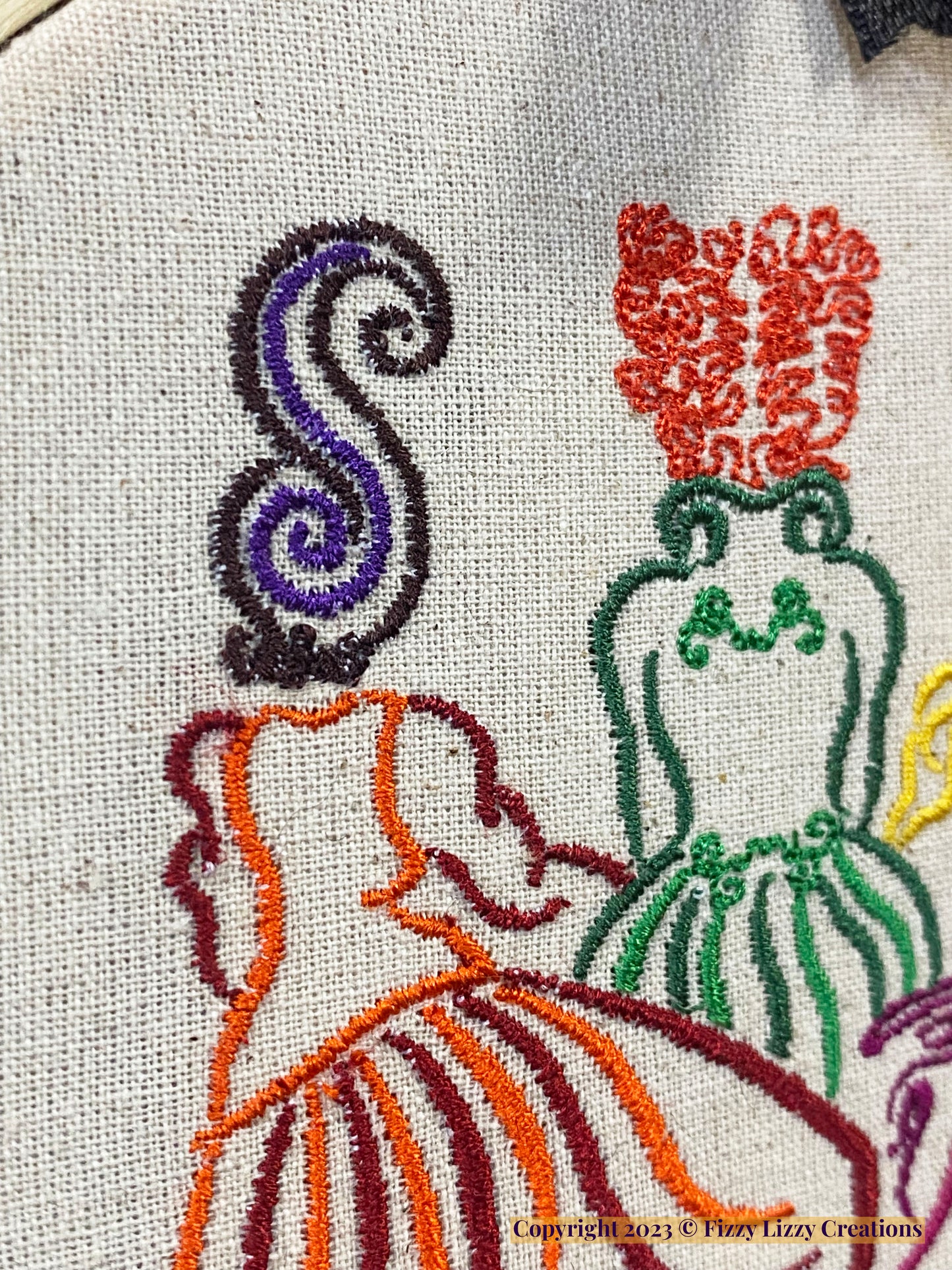 Witch Squad Goals Embroidered Wall Art