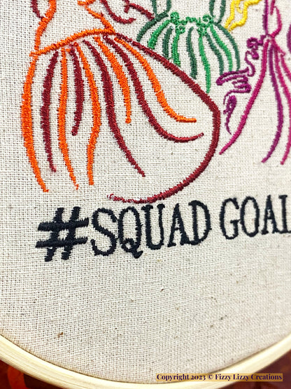 Witch Squad Goals Embroidered Wall Art