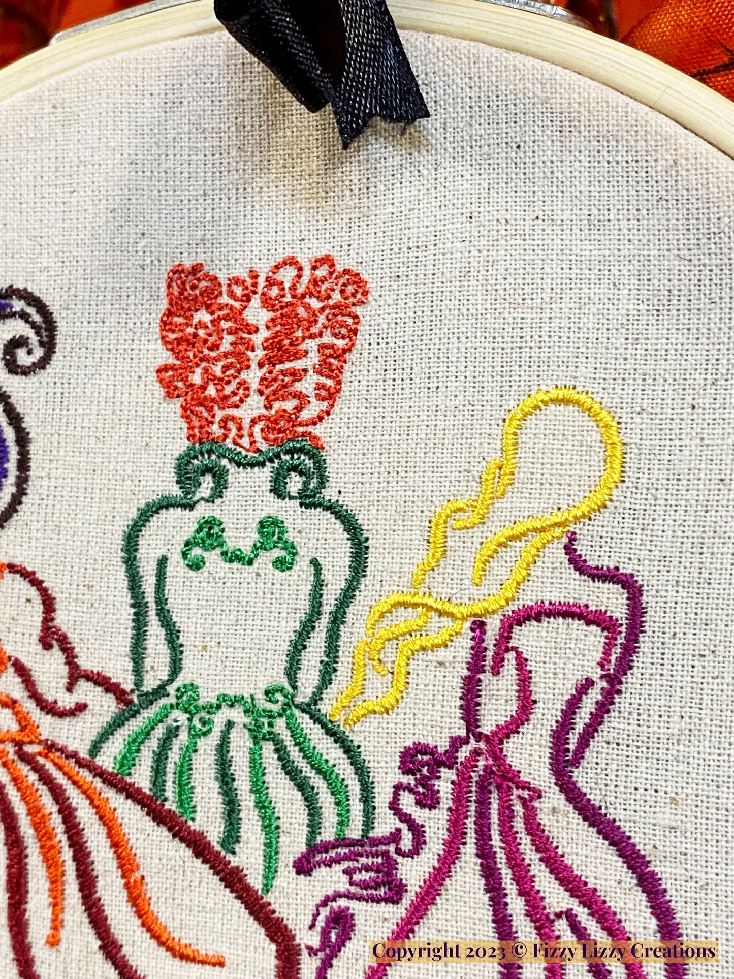 Witch Squad Goals Embroidered Wall Art