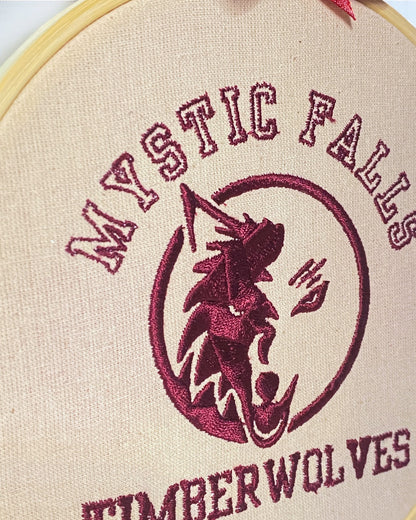 Timberwolves Sports Team Embroidered Wall Art