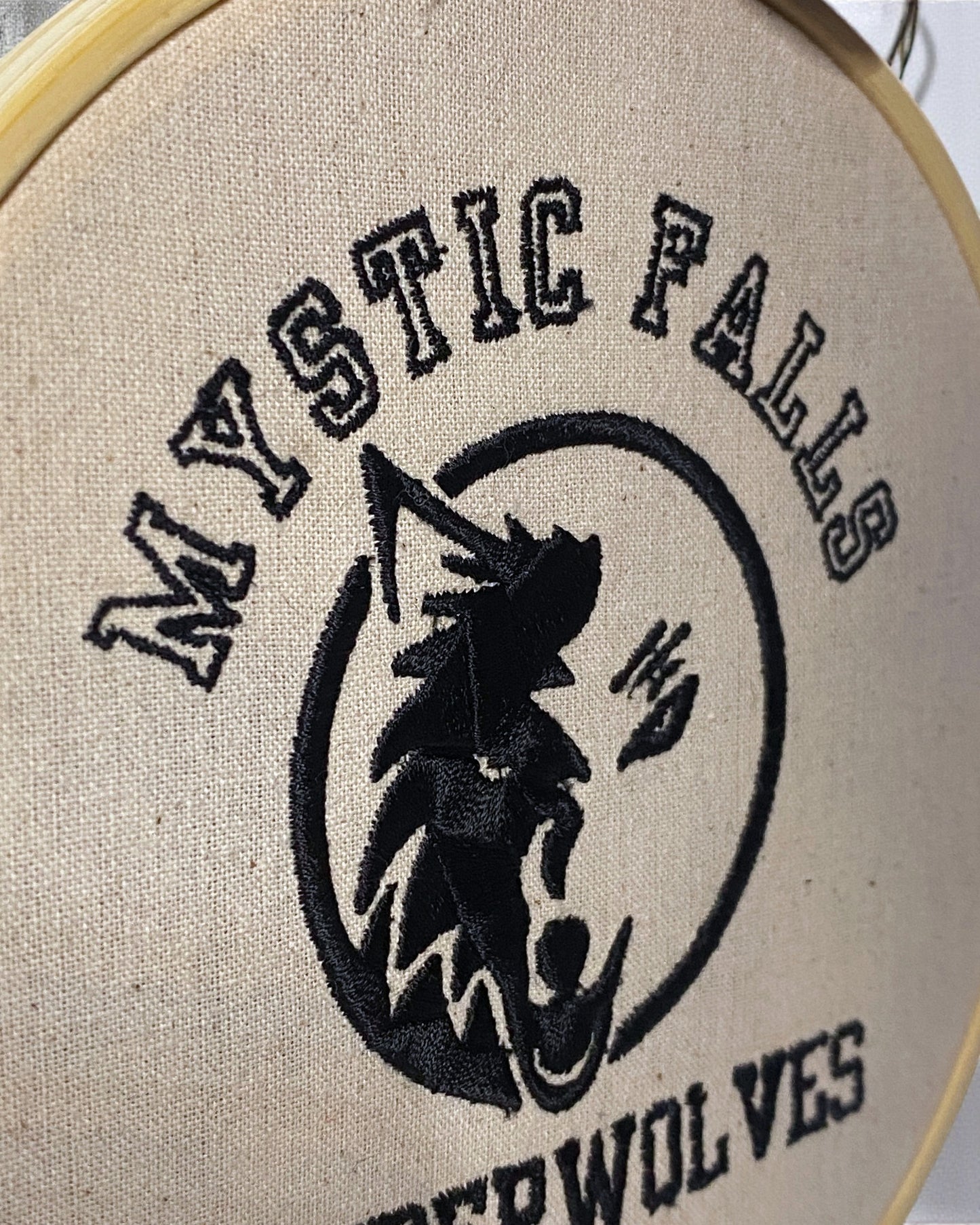 Timberwolves Sports Team Embroidered Wall Art