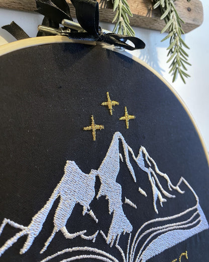 Velaris City of Starlight Embroidered Wall Art