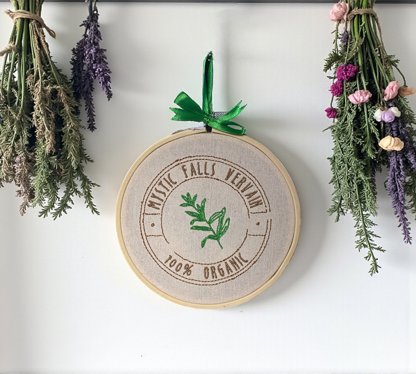 Vervain Embroidered Wall Art