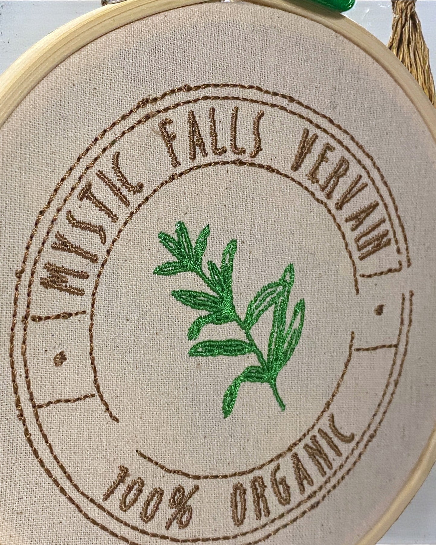 Vervain Embroidered Wall Art