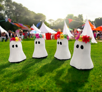 Woodstock Flower Crown Ghosts