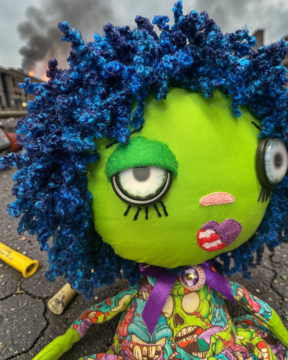 Zombie Grr Argh Margo-Rose Gothic Collectable Oddity Doll