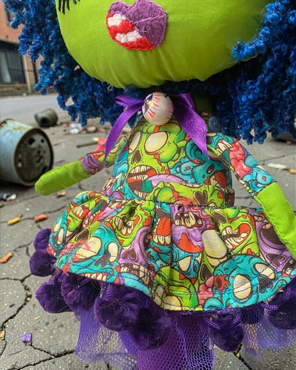 Zombie Grr Argh Margo-Rose Gothic Collectable Oddity Doll