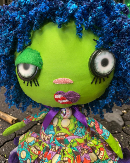 Zombie Grr Argh Margo-Rose Gothic Collectable Oddity Doll